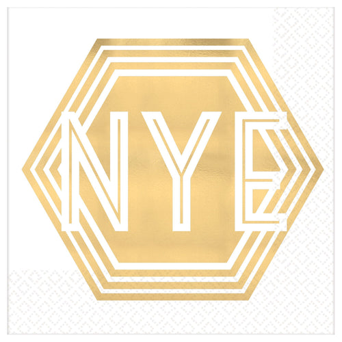 White and metallic gold