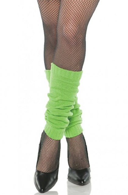 Neon Green Leg Warmers 2pc