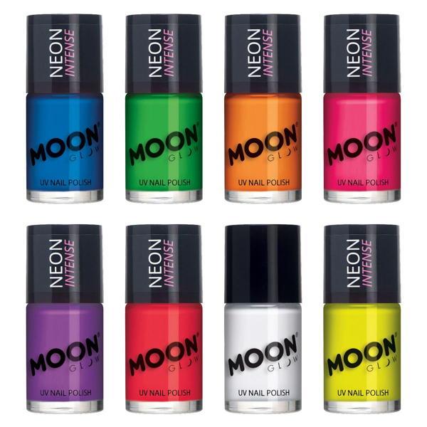 Moon glow uv top nail polish