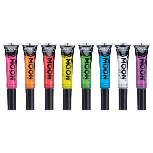 Moon Glow Neon Hair Streaks