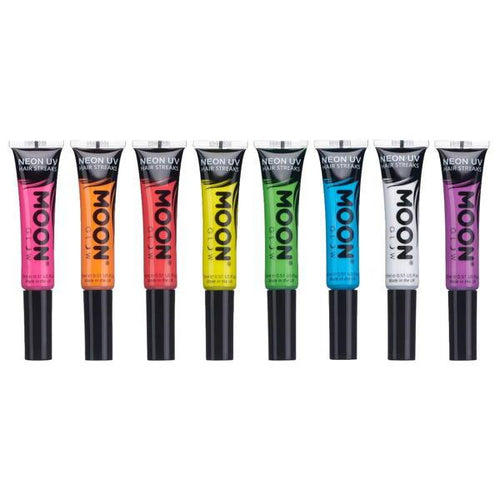 Moon Glow Neon Hair Streaks