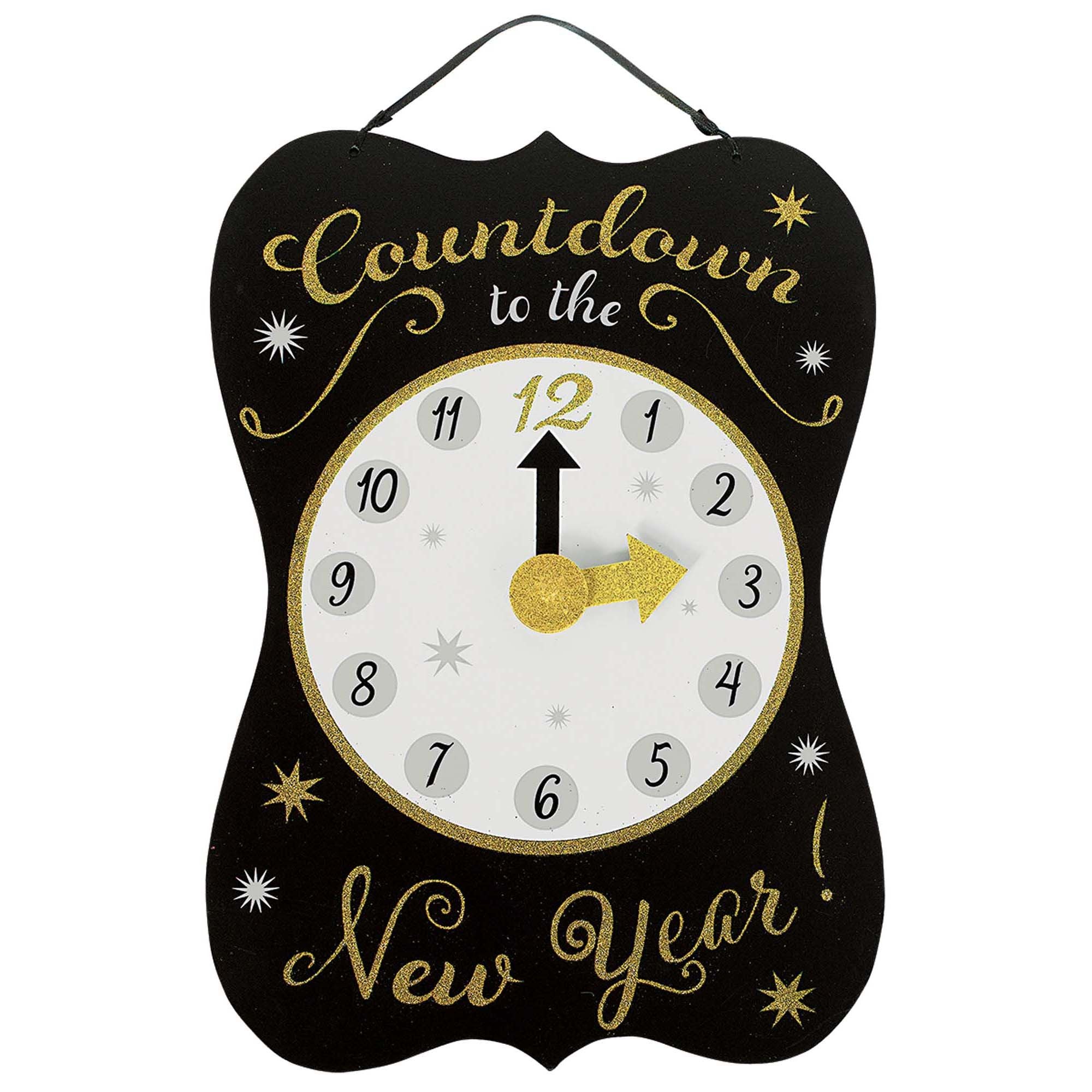 New Year's Countdown Medium Hanging Sign | New Year's Eve