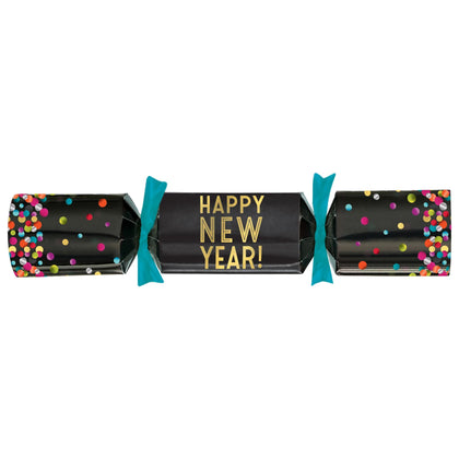 New Years Crackers Colorful Confetti 8ct | New Year's Eve
