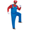 Jumpsuit, shirt, belly, hat, mustache and gloves