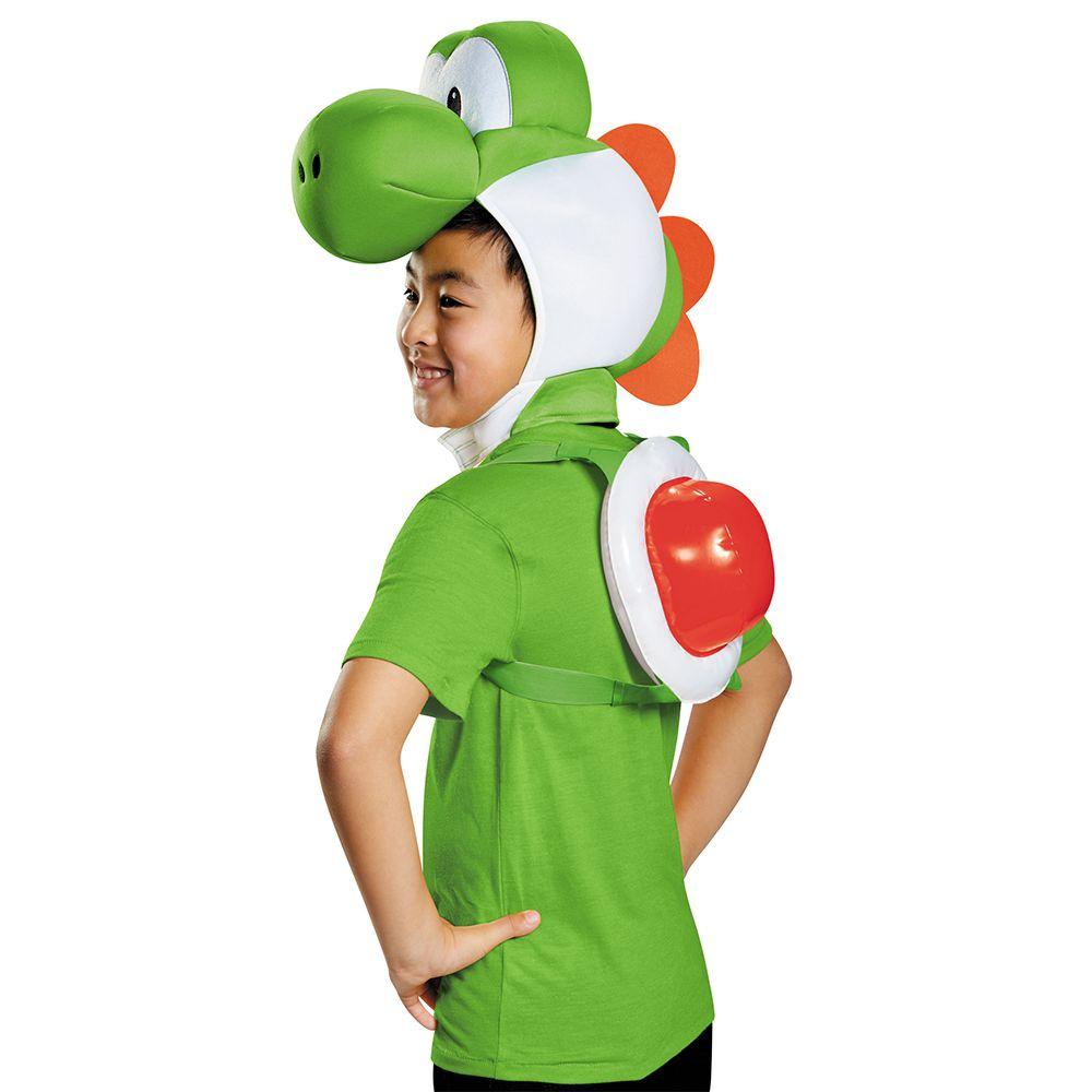 Inflatable shell and Yoshi headpiece