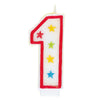 Number 1 Glitter Birthday Candle