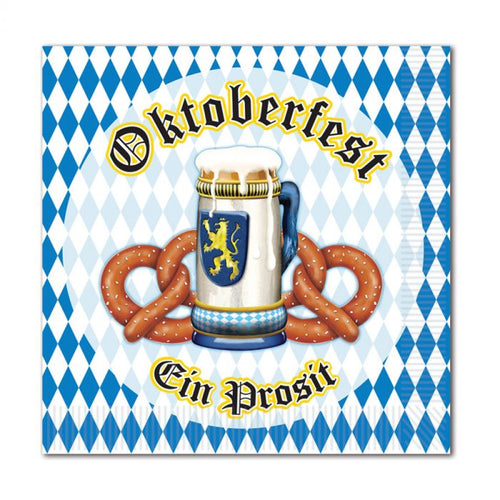 Oktoberfest Beverage Napkins 16ct | Oktoberfest