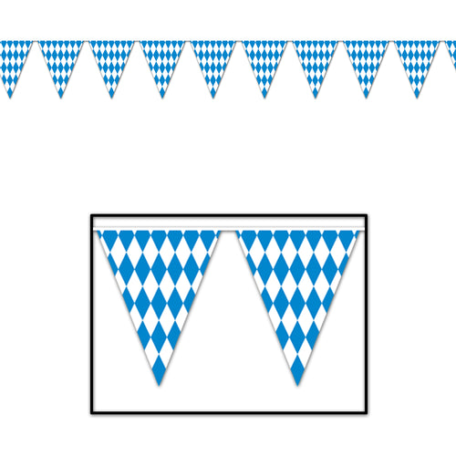 Oktoberfest Pennant Banner 11" x 12'