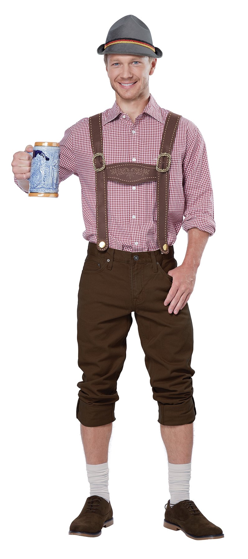 Suspenders and Hat