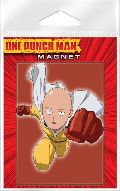 One Punch Man 2 Saitama on Red Magnet
