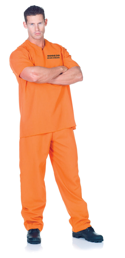 Orange inmate pants and shirt