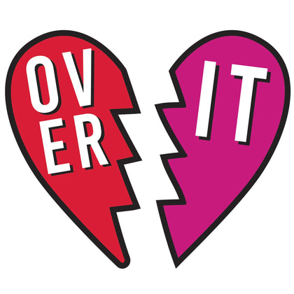 Over It Broken Heart Cutouts | Valentine's Day