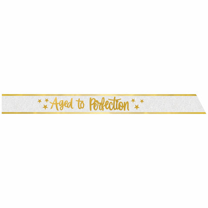 Aged to Perfection Gold Sash