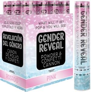 Gender Reveal Confetti & Powder Cannon 1ct | Baby Shower