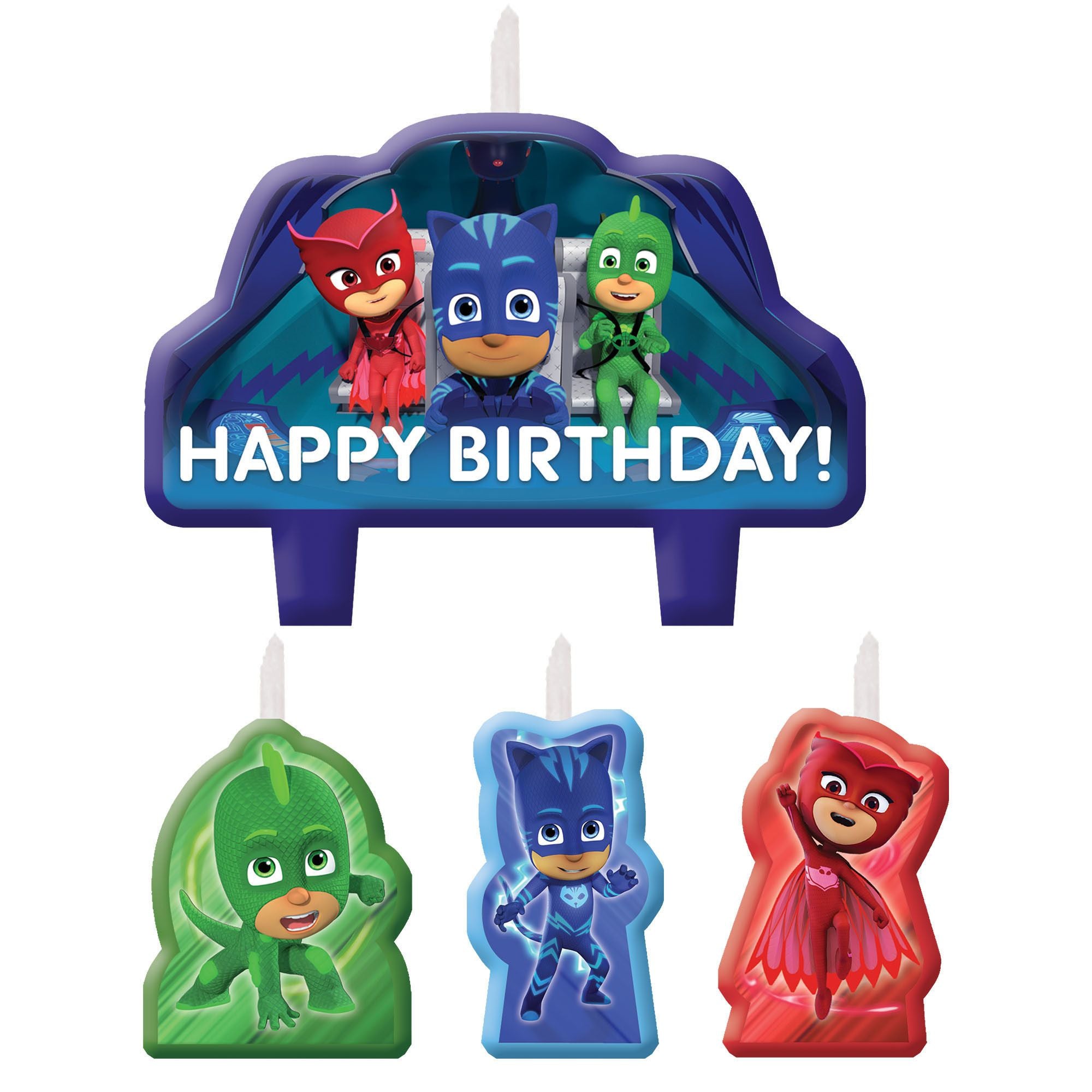 PJ Masks Birthday Candle Set