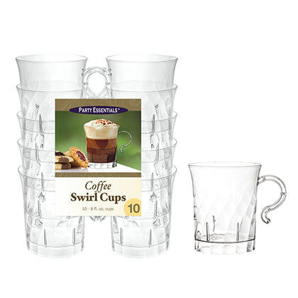 8 oz. Punch/Coffee Cups Clear 10 Ct.