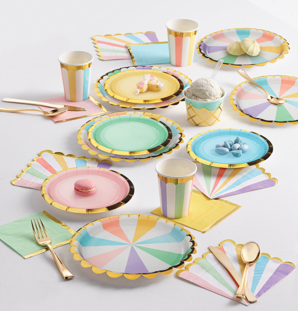 Pastel Celebrations Lunch Napkins 16ct | General Entertaining