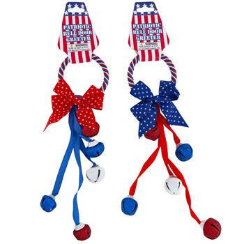 Patriotic Door Hanger with Bells
