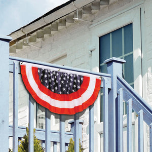 Patriotic Stars & Stripes Fabric Bunting