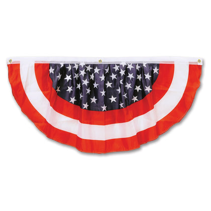 Patriotic Stars & Stripes Fabric Bunting