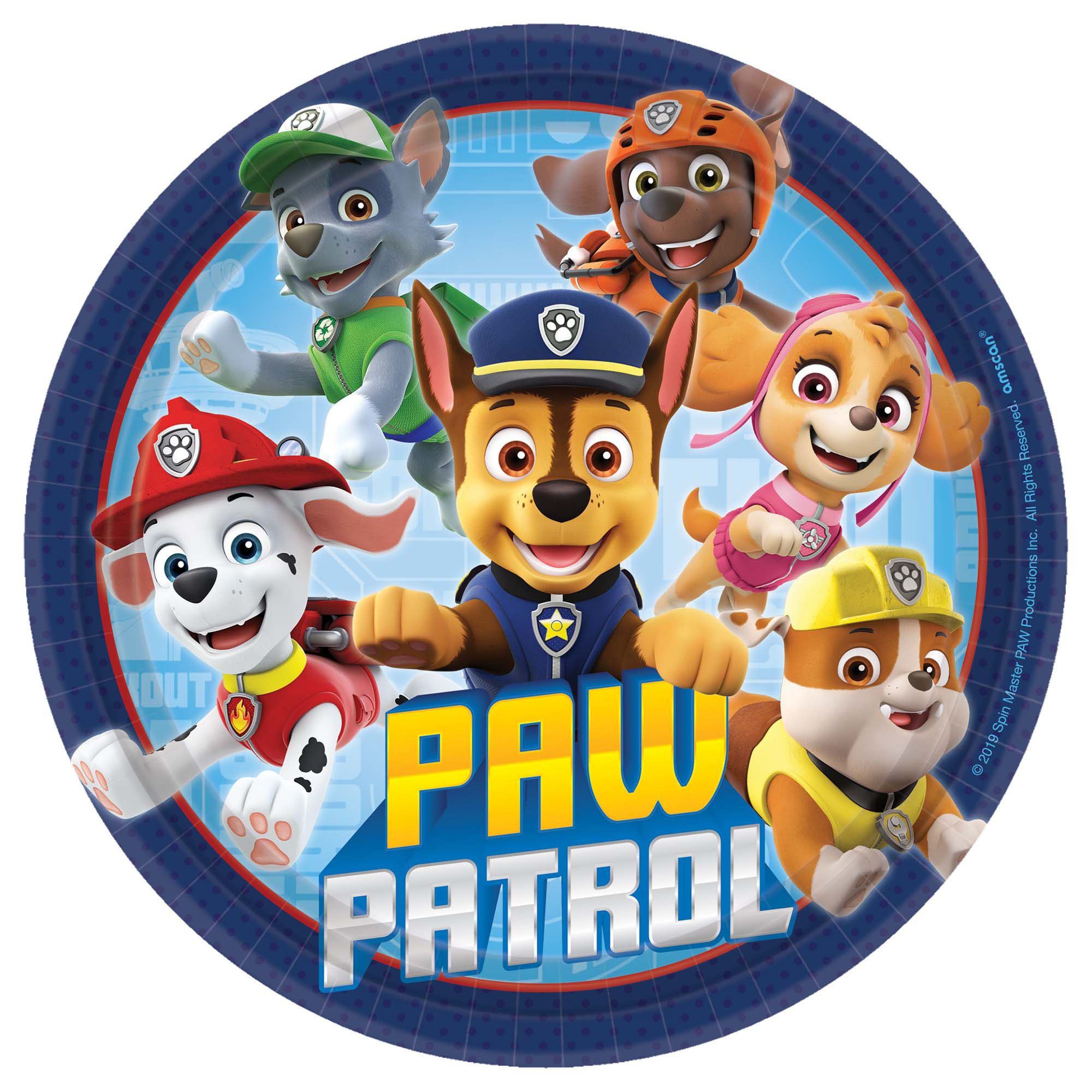 Paw Patrol Paper Plates 8ct | Kid's Birthday