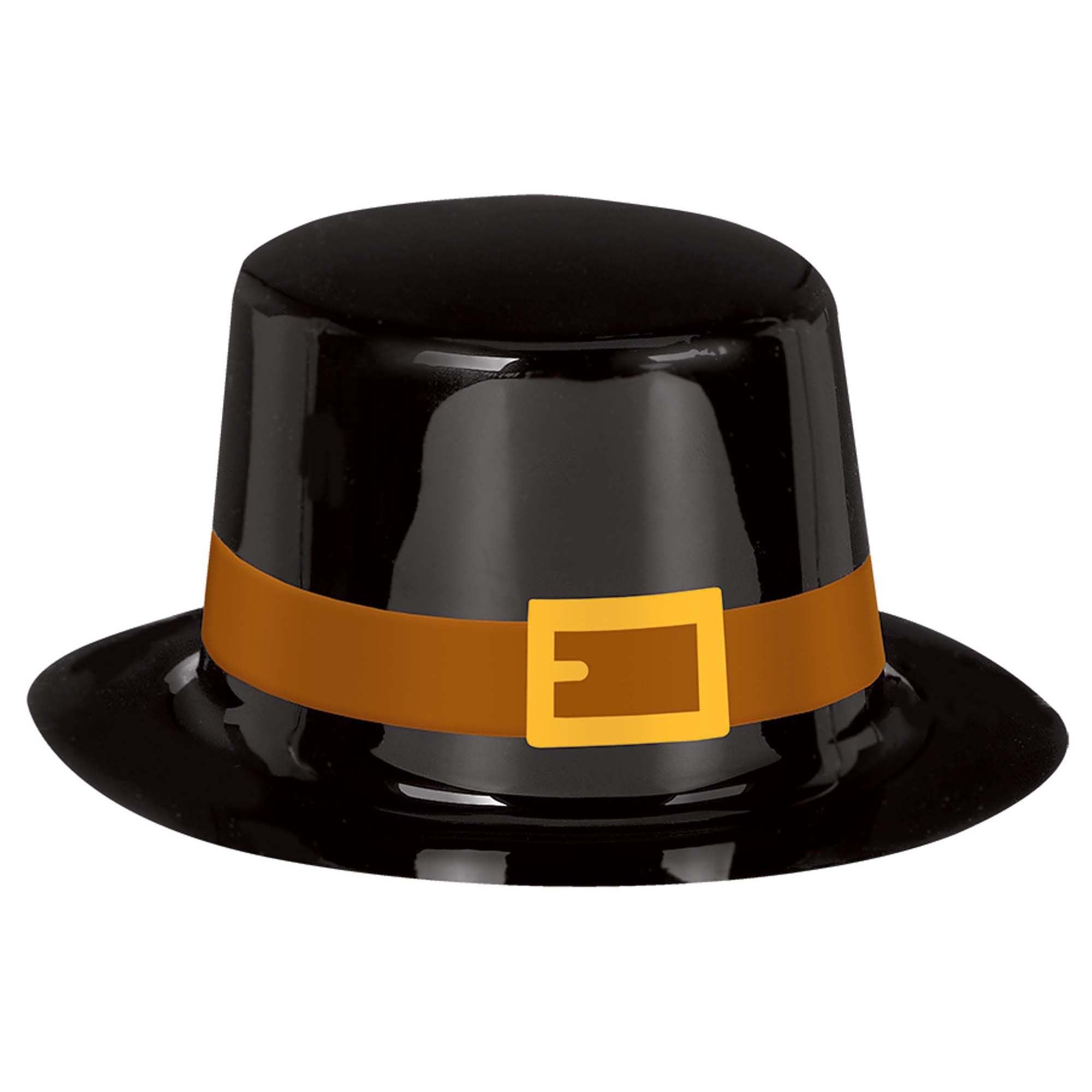 Plastic Pilgrim Top Hat | Thanksgiving