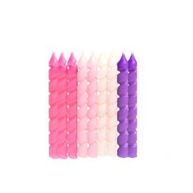 Birthday Candles Spiral Pink and Purple  | Candles