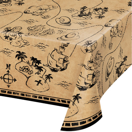 Pirate Treasure Map Table Cover