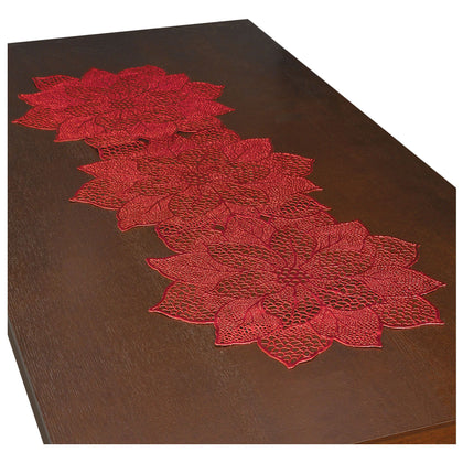 Poinsettia Table Runner | Christmas