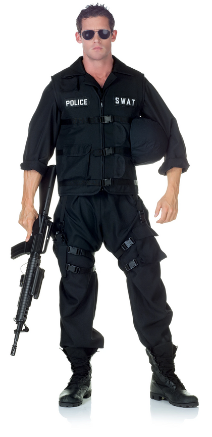 SWAT vest included