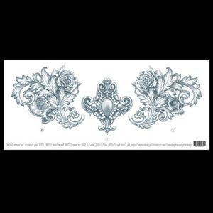 Posh Neck Temporary Tattoo