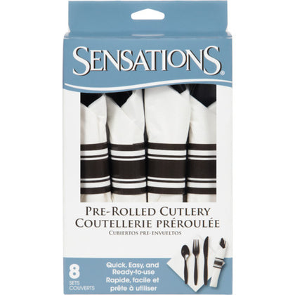 Pre-Rolled Cutlery 8 Sets | Catering