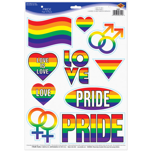 Pride Peel 'N Place Icons