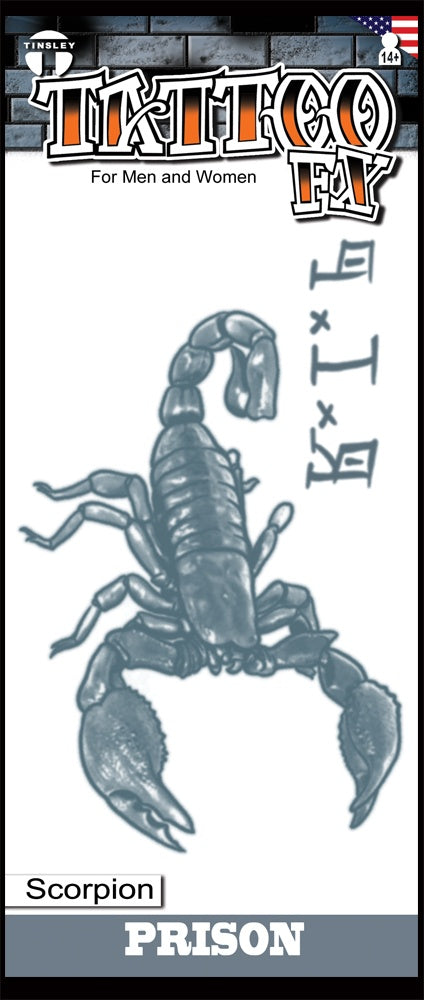 Prison – Scorpion – Temporary Tattoo