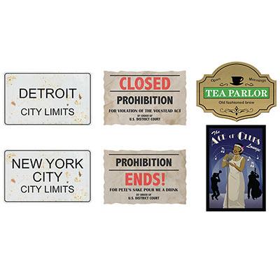 Prohibition Sign Cutouts