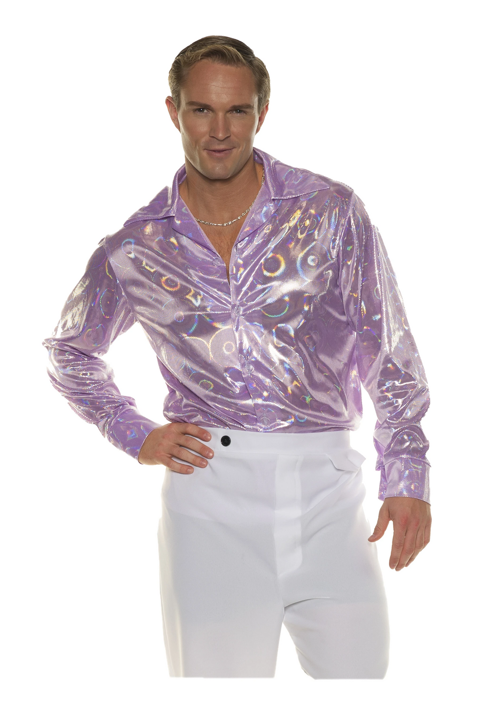 Long sleeved with pointed collar