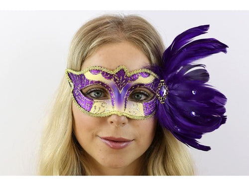 Eye Mask Gold and Purple