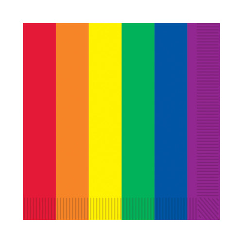 Rainbow Luncheon Napkins 16ct