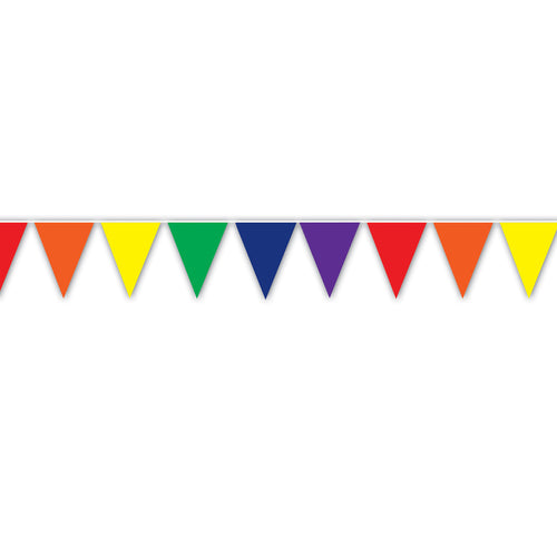 Rainbow Pennant Banner
