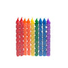Rainbow Spiral Birthday Candles 10ct  | Candles