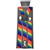 Rainbow Thin Suspenders | Punk Fashion