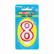 Numeral Deluxe Birthday Candles - 8  | Candles