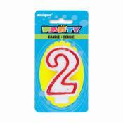 Numeral Deluxe Birthday Candles - 2  | Candles