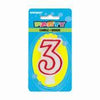 Numeral Deluxe Birthday Candles - 3  | Candles