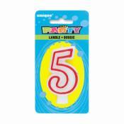 Numeral Deluxe Birthday Candles - 5  | Candles