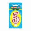 Numeral Deluxe Birthday Candles - 5  | Candles