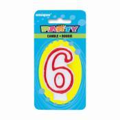 Numeral Deluxe Birthday Candles - 6  | Candles