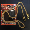 Gold suit chain with clips - approx. 39