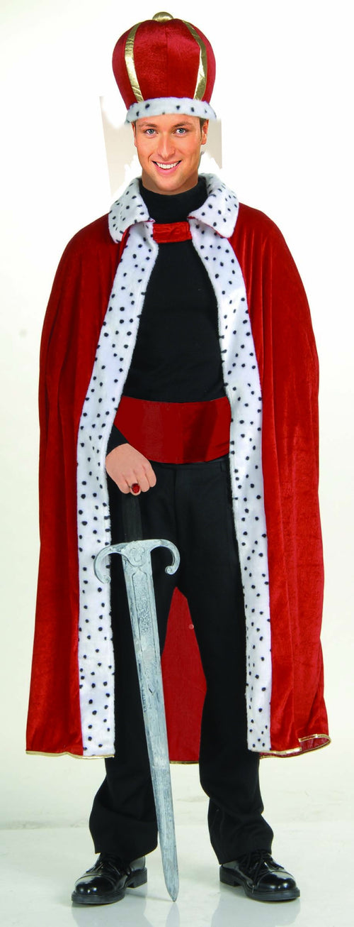 Fur Trimmed King Robe and Crown