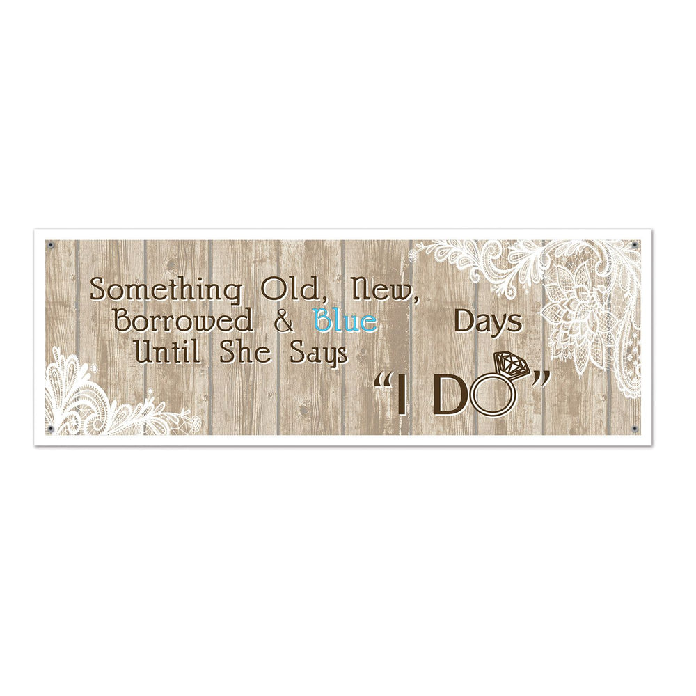 Rustic Wedding Banner